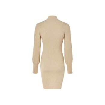 ESMARA® Damen Strickkleid, mit langen Puffärmeln (Beige, XS(32/34)) - B-Ware neuwertig
