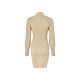 ESMARA® Damen Strickkleid, mit langen Puffärmeln (Beige, XS(32/34)) - B-Ware neuwertig