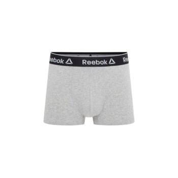 REEBOK Herren Boxershorts, 2 Stück (Schwarz/Grau, 6/L) - B-Ware neuwertig