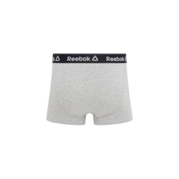 REEBOK Herren Boxershorts, 2 Stück (Schwarz/Grau, 6/L) - B-Ware neuwertig