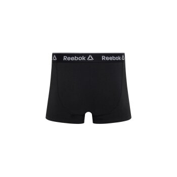REEBOK Herren Boxershorts, 2 Stück (Schwarz/Grau, 6/L) - B-Ware neuwertig