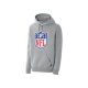 Damen / Herren Hoodie, mit NFL-Frontprint (Grau, M) - B-Ware neuwertig