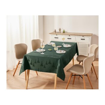 LIVARNO home Tischdecke, mit wasserabweisender Beschichtung (Grün) - B-Ware neuwertig