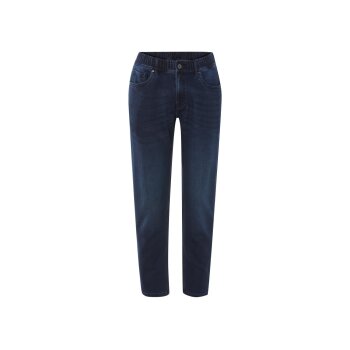LIVERGY® Herren Sweat-Denim-Jeans, Straight Fit, normale Leibhöhe (Dunkelblau, 50) - B-Ware neuwertig