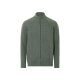 LIVERGY® Herren Strickjacke, in modischer Waffeloptik (Grün, M (48/50)) - B-Ware neuwertig