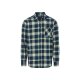 LIVERGY® Herren Freizeithemd, aus weicher, wärmender Flanell-Qualität (navy/grün/gelb, M (39/40)) - B-Ware neuwertig