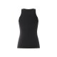 esmara® Damen Achselhemd in modischer Ripp-Qualität (Schwarz, S (36/38)) - B-Ware neuwertig