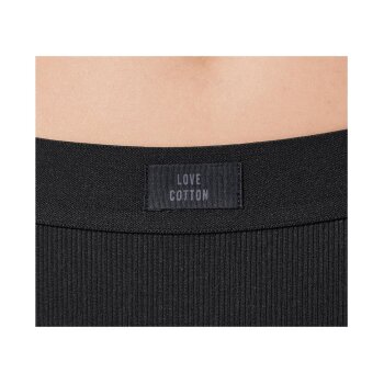 esmara® Damen Slips, 3 Stück, in modischer Ripp-Qualität (Schwarz, XS(32/34)) - B-Ware neuwertig