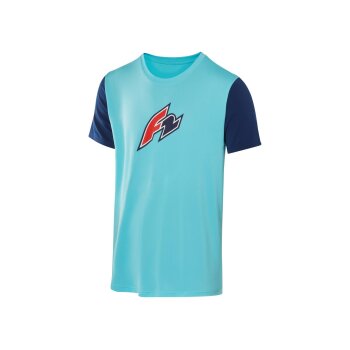 F2 Herren-Funktionsshirt, mit Rundhalsausschnitt, S, blau...