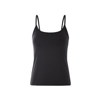 esmara® Damen Spaghettitop, mit verstellbaren Trägern (Schwarz, M(40/42)) - B-Ware neuwertig