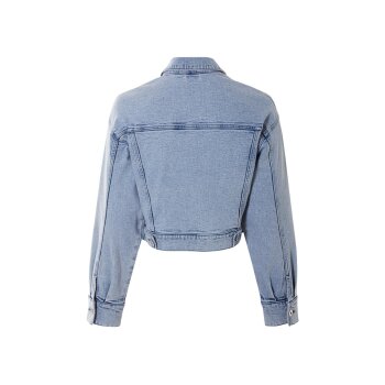 esmara® Damen Jeansjacke, 46, hellblau - B-Ware neuwertig