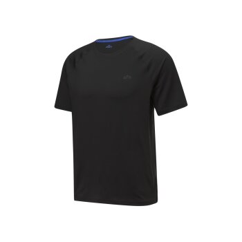 CRIVIT Funktionsshirt Herren mit Rückendruck Herren-Funktionsshirt mit Rückendruck Funktionsshirt mit Rückendruck für Herren (Schwarz, S (44/46)) - B-Ware neuwertig