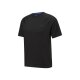 CRIVIT Funktionsshirt Herren mit Rückendruck Herren-Funktionsshirt mit Rückendruck Funktionsshirt mit Rückendruck für Herren (Schwarz, S (44/46)) - B-Ware neuwertig