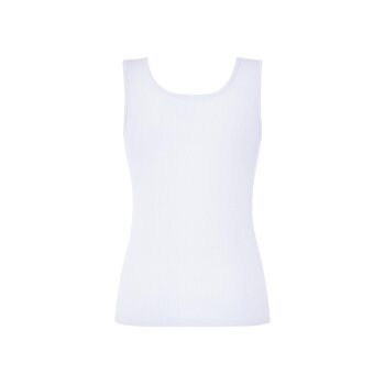 esmara® Damen Tops, 2 Stück, in modischer Ripp-Qualität (Schwarz/weiß, M(40/42)) - B-Ware neuwertig