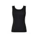 esmara® Damen Tops, 2 Stück, in modischer Ripp-Qualität (Schwarz/weiß, M(40/42)) - B-Ware neuwertig