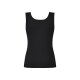 esmara® Damen Tops, 2 Stück, in modischer Ripp-Qualität (Schwarz/weiß, M(40/42)) - B-Ware neuwertig