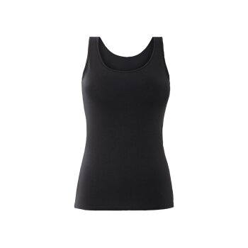 esmara® Damen Achselhemden, 3 Stück, hoher Baumwollanteil (Schwarz/weiß, XS (32/34)) - B-Ware neuwertig