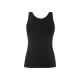 esmara® Damen Achselhemden, 3 Stück, hoher Baumwollanteil (Schwarz/weiß, XS (32/34)) - B-Ware neuwertig