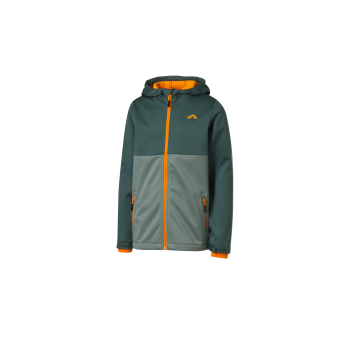 CRIVIT Kinder Softshelljacke aus 3-lagigem Softshell-Material (Grün, 158/164) - B-Ware neuwertig