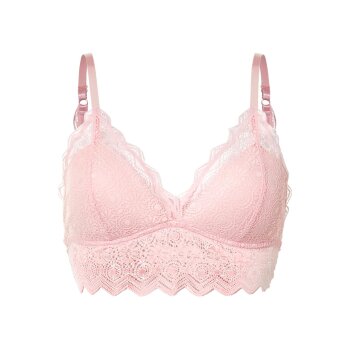 esmara® Damen Bustier, mit Spitze (Rosa, M(40/42)) - B-Ware neuwertig