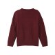 LUPILU® Kinder Grobstrickpullover, mit Zopfmuster (Rot, 122/128) - B-Ware neuwertig