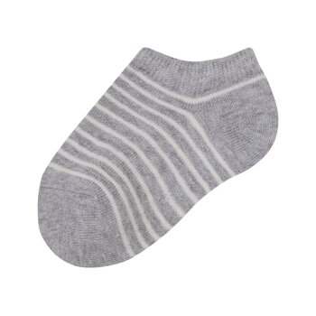 LUPILU® Kinder-Sneakersocken, 10 Paar, mit Bio-Baumwolle (rosa/creme/grau/navy, 19/22) - B-Ware neuwertig