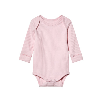 lupilu® Geripptes mitwachsendes Baby-Set, 2-teilig (Rosa, 62/68) - B-Ware neuwertig