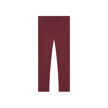 LUPILU® Kinder-Leggings, 3 Stück, mit hohem Baumwollanteil, 122/128, rosa/rose/burgunder - B-Ware neuwertig