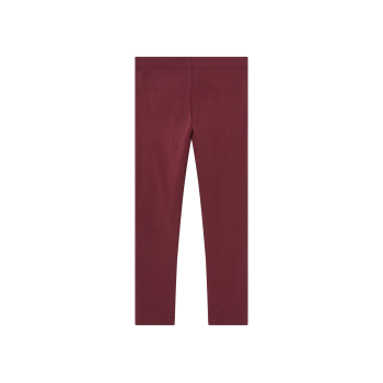 LUPILU® Kinder-Leggings, 3 Stück, mit hohem Baumwollanteil, 122/128, rosa/rose/burgunder - B-Ware neuwertig