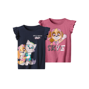 Spinmaster Kinder-T-Shirts, 2 Stück, Paw Patrol,...