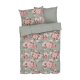 LIVARNO home Mikrofaser-Satin-Bettwäsche, 200 x 220 cm, 70 x 90 cm, Blumenmuster - B-Ware neuwertig