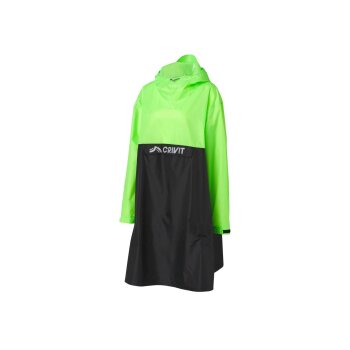 CRIVIT Regenponcho, mit reflektierenden Deko-Elementen (grün/schwarz, S/M) - B-Ware neuwertig