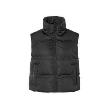 ESMARA® Damen Steppweste, mit wärmender Wattierung (Schwarz, S(36/38)) - B-Ware neuwertig