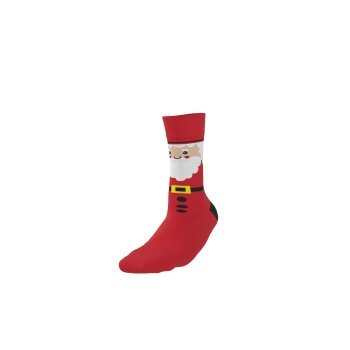 ESMARA® Herren Socken, 3 Paar (Schwarz/Rot, 43-46) - B-Ware neuwertig