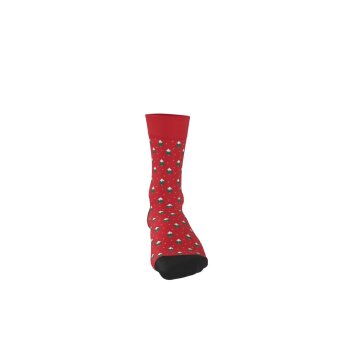 ESMARA® Herren Socken, 3 Paar (Schwarz/Rot, 43-46) - B-Ware neuwertig