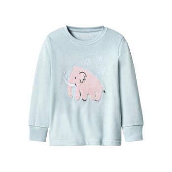 LUPILU® Kleinkinder-Plüschpyjama, 98/104, hellblau - B-Ware neuwertig