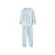 LUPILU® Kleinkinder-Plüschpyjama, 98/104, hellblau - B-Ware neuwertig
