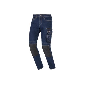 PARKSIDE PERFORMANCE® Herren-Jeans, mit CORDURA®-Knieverstärkung, 50, dunkelblau - B-Ware neuwertig