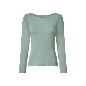esmara® Damen Langarmshirts, 2 Stück (Schwarz/Grün, XS(32/34)) - B-Ware neuwertig