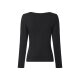 esmara® Damen Langarmshirts, 2 Stück (Schwarz/Grün, XS(32/34)) - B-Ware neuwertig