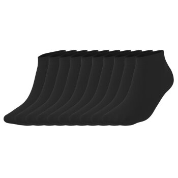esmara® Damen Sneakersocken, 10 Paar (Schwarz, 35-38) - B-Ware neuwertig