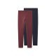 Esmara Kids Kinder Leggings, 2 Stück (navy/rot, 134/140) - B-Ware neuwertig