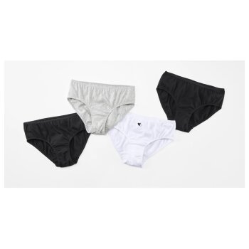 ESMARA® Kinder Slips, 4 Stück (schwarz/grau, 134/140) - B-Ware neuwertig