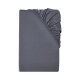 LIVARNO® Mikrofaser-Jersey-Spannbettlaken, 180–200 x 200 cm, grau - B-Ware sehr gut