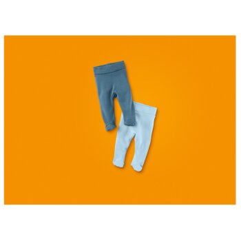 LUPILU® Baby Jogginghosen, 2 Stück (Blau, 74/80) - B-Ware neuwertig