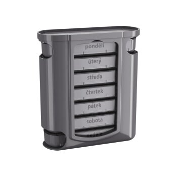 sensiplast® Tablettenbox, grau - B-Ware neuwertig