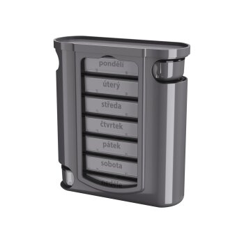 sensiplast® Tablettenbox, grau - B-Ware neuwertig