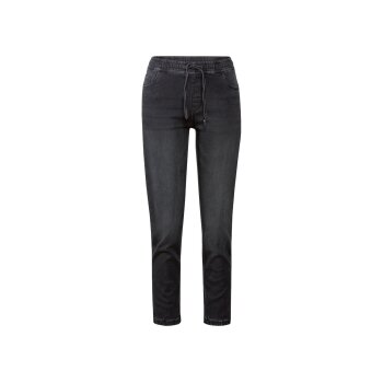 esmara® Damen Denim-Joggers mit normaler Leibhöhe (schwarz, 36) - B-Ware neuwertig