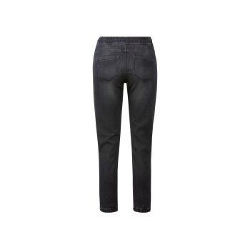 esmara® Damen Denim-Joggers mit normaler Leibhöhe (schwarz, 36) - B-Ware neuwertig