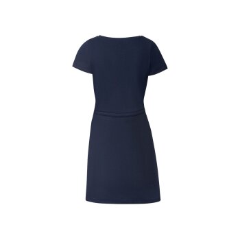 esmara® Kleid Damen, mit Rundhalsausschnitt (marine, L (44/46)) - B-Ware neuwertig